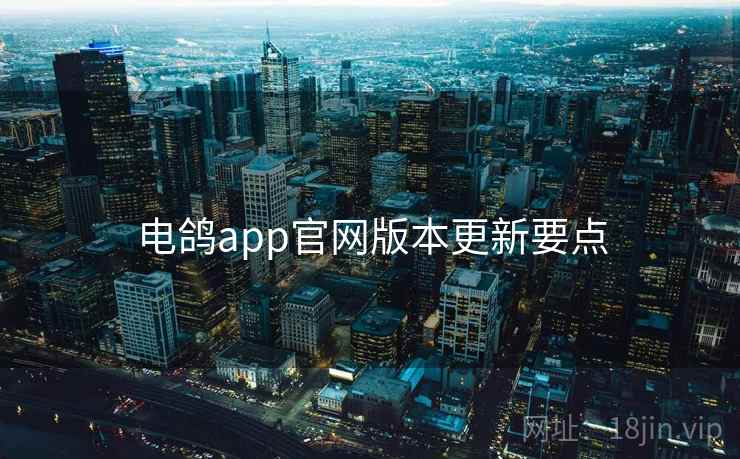 电鸽app官网版本更新要点