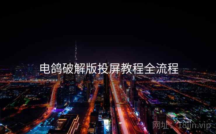 电鸽破解版投屏教程全流程