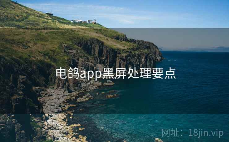 电鸽app黑屏处理要点