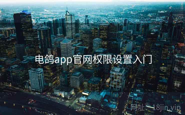 电鸽app官网权限设置入门