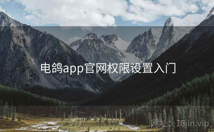 电鸽app官网权限设置入门