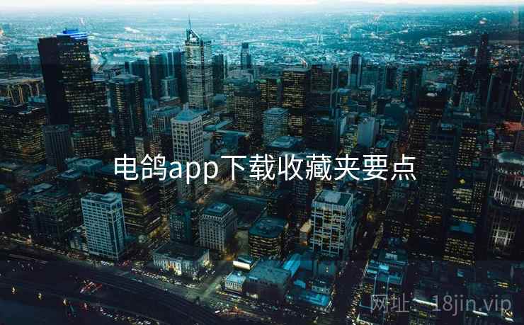 电鸽app下载收藏夹要点