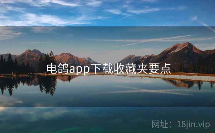 电鸽app下载收藏夹要点